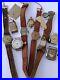 Lot of 9 Art Deco Vintage Watches for Parts or Repair Restoration Project