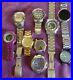 Lot of 9 High End Men’s Watches for parts or repair Invicta Gucci Motorola