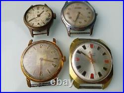 Lot of Vintage Mechanical Watches For Parts or Repair