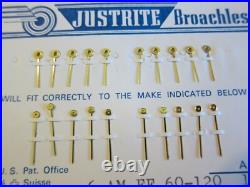 Lot of Vintage Watch Hands Gold Tone Blue NOS Part Repair Lot of Vintage Watch Hands Gold Tone Blue NOS Part Repair