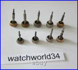 Lot of Vintage pocket watch Crown & Stem watchmaker parts repair