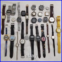 Lot of Watches for Parts or Repair Untested/Not Working