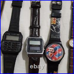 Lot of Watches for Parts or Repair Untested/Not Working