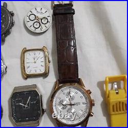 Lot of Watches for Parts or Repair Untested/Not Working