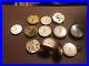 Lot of mens pocket watches for parts/repair