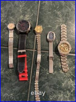 Lot of watches for parts or repair