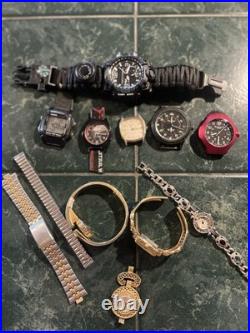 Lot of watches for parts or repair