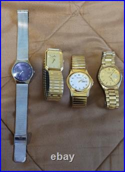Lot of watches for parts or repair TISSOT BULOVA GRUEN SEIKO men's and women's