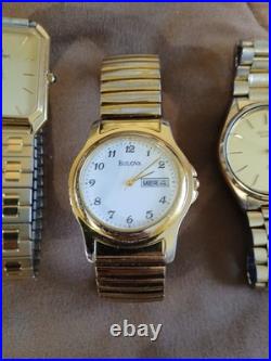 Lot of watches for parts or repair TISSOT BULOVA GRUEN SEIKO men's and women's
