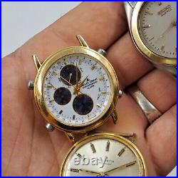 Lot of wristwatches for parts or repair