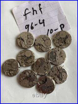 Lot of30 SwissFHF 96/FHF 96-4 Watch Movements-ForParts or Repair Mixed Condition