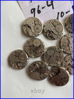 Lot of30 SwissFHF 96/FHF 96-4 Watch Movements-ForParts or Repair Mixed Condition