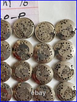 Lot of30 SwissFHF 96/FHF 96-4 Watch Movements-ForParts or Repair Mixed Condition