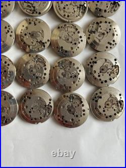 Lot of30 SwissFHF 96/FHF 96-4 Watch Movements-ForParts or Repair Mixed Condition