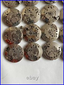 Lot of30 SwissFHF 96/FHF 96-4 Watch Movements-ForParts or Repair Mixed Condition