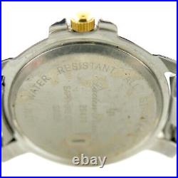 Lucien Piccard 26479 2-tone Gold Plated + S. S. Mens Watch For Parts Or Repairs