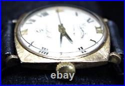 Lucien Piccard Automatic Seashark 10k Gold Filled Wristwatch Parts/Repair