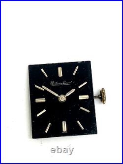 Lucien Piccard Watch Black Dial Swiss Mechanical Movement WORKS FOR REPAIR PARTS