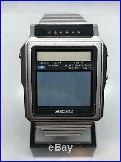 MAKE OFFER For Parts / Repair Rare Vintage Seiko TV T001-5019 Smart Watch