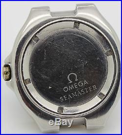 Mens Omega Seamaster Pre-bond Quartz Two Tone Ss/18k Watch Head Parts/repairs
