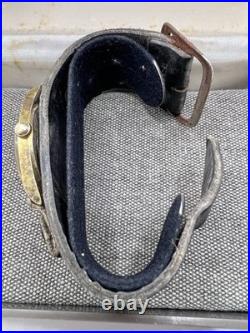 MENS VINTAGE 1960'S BUREN SWISS WATCH DAY DATE BRUSHED GOLD PLATE Parts Repair