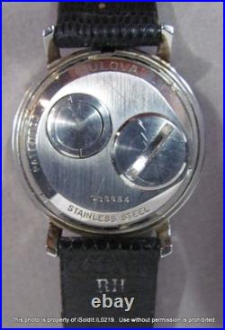 MENS Vintage BULOVA SPACEVIEW ACCUTRON WATCH G33984 AS IS for Parts or Repair MENS Vintage BULOVA SPACEVIEW ACCUTRON WATCH G33984 AS IS for Parts or Repair