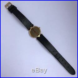MUST DE CARTIER 18K Gold Plated Ladies Watch Trinity Dial For Parts Or Repair