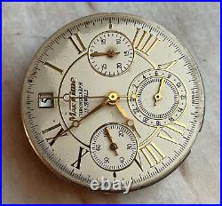 MakTime Poljot Vintage C. 31681 Manual Chronograph Watch Movement Runs For Repair