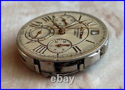 MakTime Poljot Vintage C. 31681 Manual Chronograph Watch Movement Runs For Repair