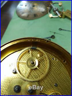 Marine chronometer Victor Kullberg sXIX for parts or repair read description