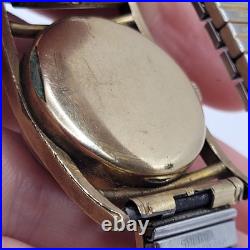Men's 40s 50s Longines Mainliner Watch 10K Gold Filled Watch FOR PARTS/REPAIR