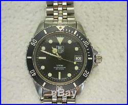 Men's TAG HEUER 1000 Series Professional Wristwatch- PARTS/REPAIR ONLY