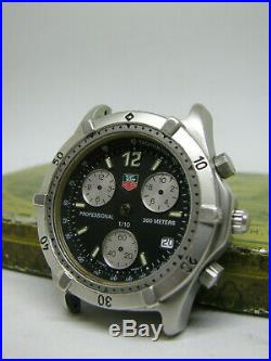 Men's Tag Heuer Professional Chronograph For Parts Repair Project CE1111 CK1110
