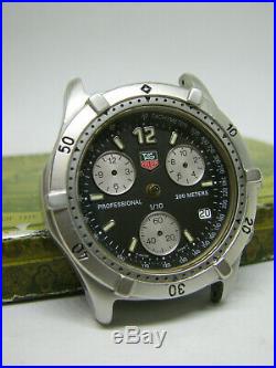 Men's Tag Heuer Professional Chronograph For Parts Repair Project CE1111 CK1110