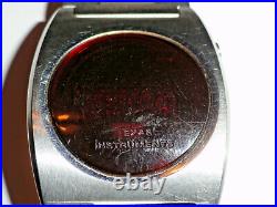 Men's Texas Instruments Model Ti 101 Swiss Made Wrist Watch As Is Parts Repair