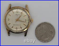 Men's Vintage Lord Elgin 25j Automatic 10k Rolled Gold Plated Watch Parts/Repair