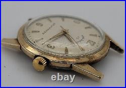 Men's Vintage Lord Elgin 25j Automatic 10k Rolled Gold Plated Watch Parts/Repair