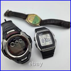 Men's Watch Lot Parts Repair Untested Digital Quartz Vintage Mixed Brands 1.14 l