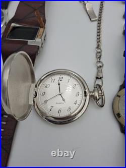 Men's Watch Lot (Skagen, Diesel, Casio, Fosil, Kenneth Cole) For Parts Or Repair