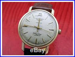Mens LONGINES Flagship TULLER 18K Gold Capped/Steel Automatic(Repair Or Parts)