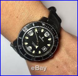 Mens Sovereign Divers Scuba Dive Dupont Delrin Wrist Watch Wind Up Parts Repairs