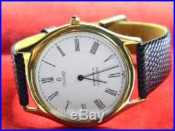 Mens Tiffany & Co Concord Mariner 14k solid gold white face watch parts repair