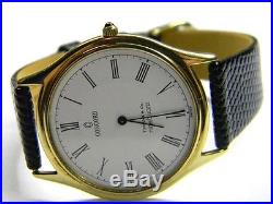 Mens Tiffany & Co Concord Mariner 14k solid gold white face watch parts repair