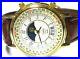 Mens Timex Moonphase Calendar Day Date Gold Plated Vintage Watch parts repair