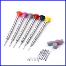 Metal Watch Repair Screwdriver 6 Spare Cutter Stainless Steel Parts For Rolex