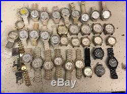 Michael Kors Watch Lot Of 33 Watches Some Fully Working Some For Parts Repairs