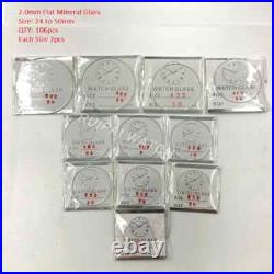 Mineral Watch Glass Select Size From 24mm To 50mm for Watchmakers and Repair Mineral Watch Glass Select Size From 24mm To 50mm for Watchmakers and Repair