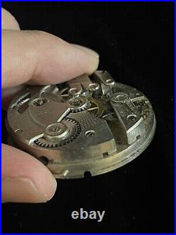 Minerva Moonphase Pocket Watch Movement FOR PARTS OR REPAIR