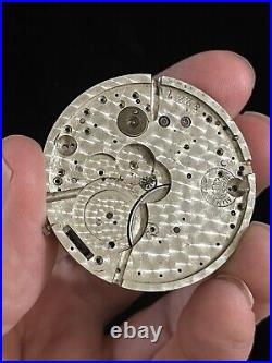 Minerva Moonphase Pocket Watch Movement FOR PARTS OR REPAIR