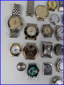 Mixed Lot Of Vintage, modern Watch For Parts Or Repair